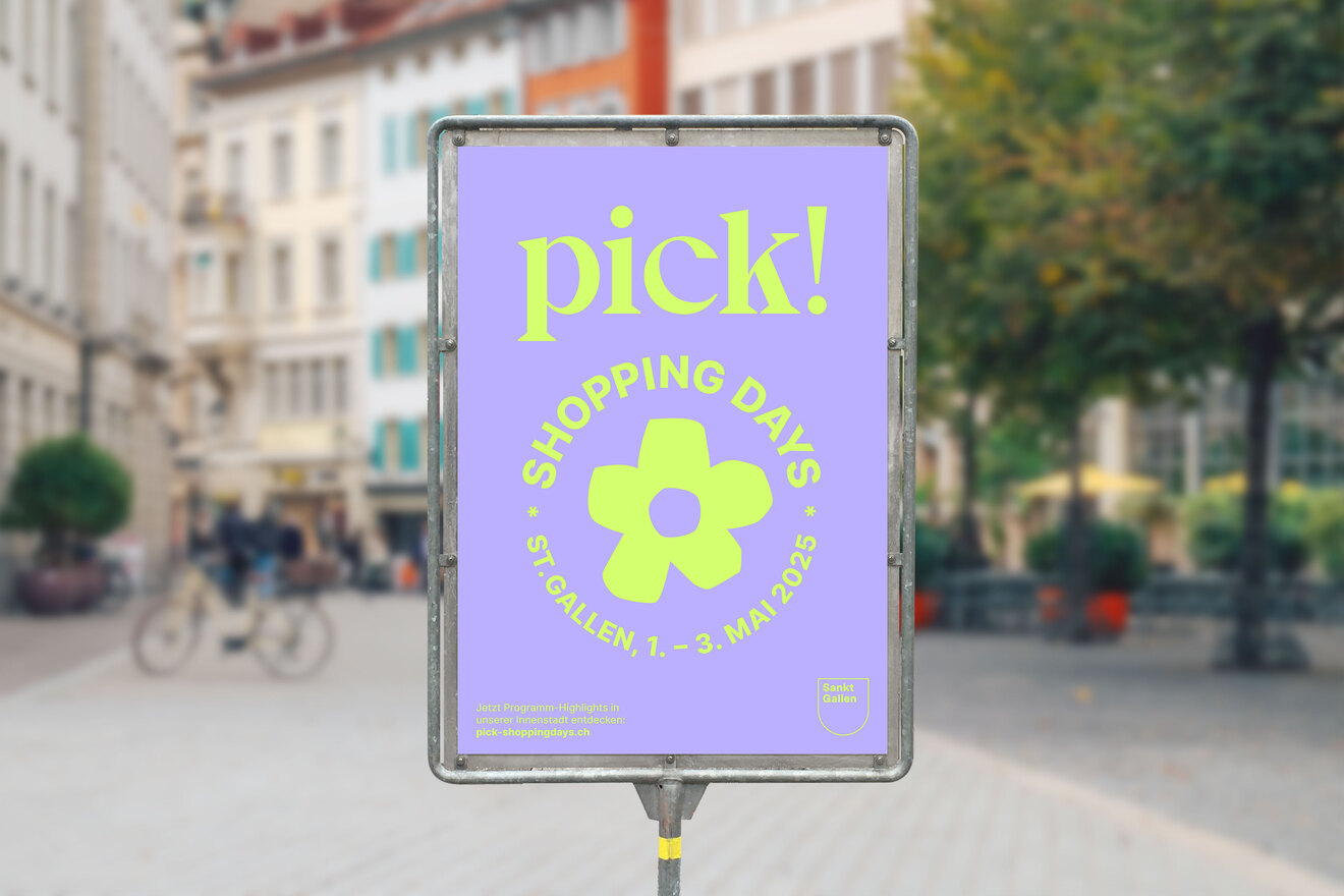 FORB pick! Shopping Days St.Gallen Plakat FORB pick! Shopping Days St.Gallen Plakat