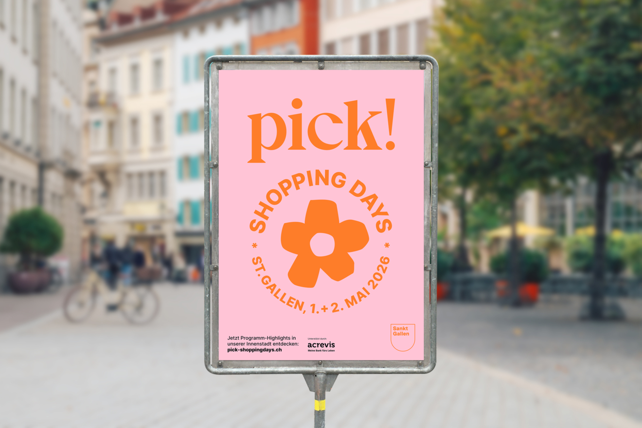 FORB pick! Shopping Days St.Gallen Plakat