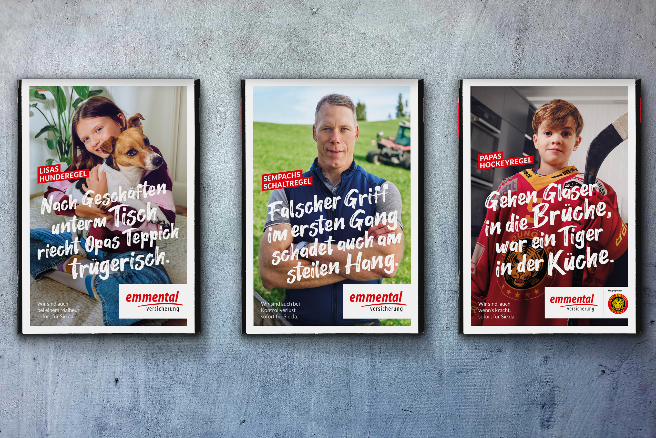 Emmental Versicherung – Werbekampagne