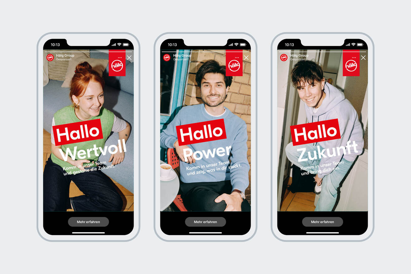 FORB Employer Branding Hallo Haelg Instagram Ad
