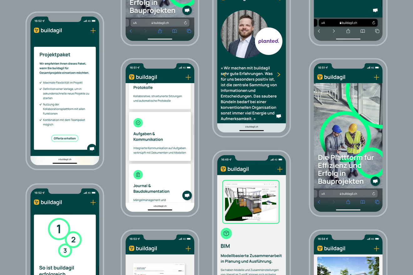 FORB buildagil Webseite Mobile FORB buildagil Webseite Mobile