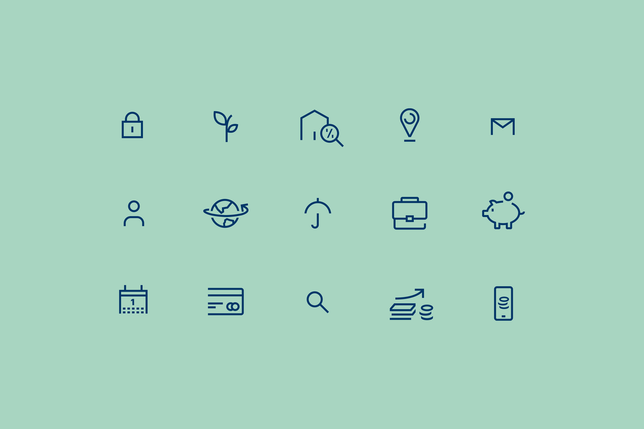 FORB Ersparniskasse Icons